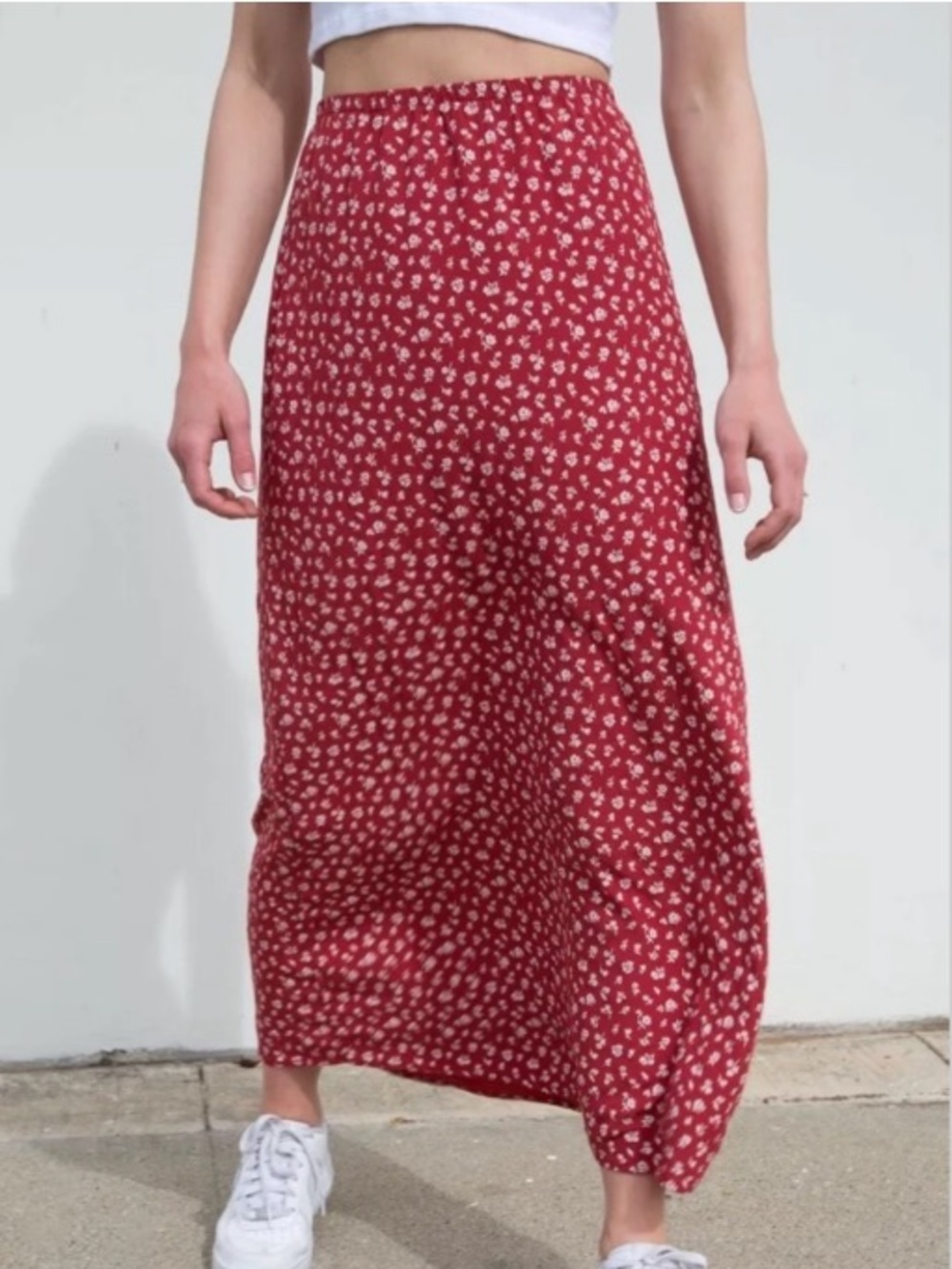 Brandy Melville Floral Maxi Skirt